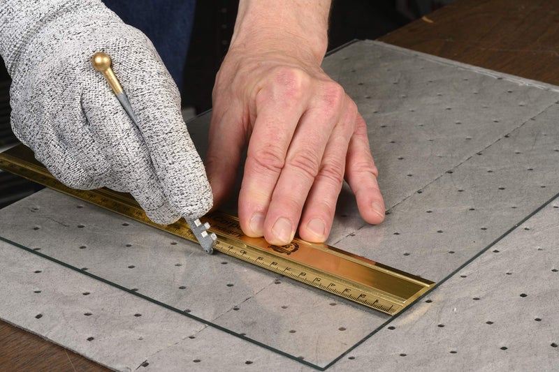 FletcherÂ® Gold-Tip Handheld Glass Cutter, Cutting Tool (Carbide) - Made in The USA - Image 4
